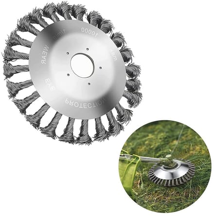 Professionele onkruidborstel van 15,2 cm voor grastrimmers - Effectieve onkruidverwijdering