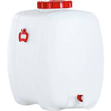 Ruimtebesparende tank 60 l, ovaal