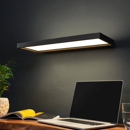 Arcchio - Kantoorverlichting - 2lichts - polystyreen, aluminium - H: 3 cm - zwart, wit - Inclusief lichtbronnen