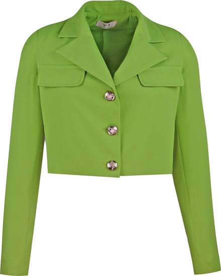 Verysimple - korte groene blazer - maat 34 (IT40)