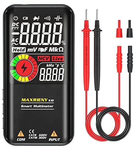 Digitale Multimeter met Kleur LCD - 3 Resultaten Display en Auto-Ranging Pocket Voltage Tester