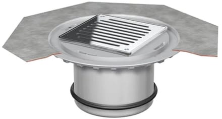 ACO Opzetstuk AV-Selecta PP 196x196/ K3/ verlengd/Roest vastgeschroefd, 5084.91.01