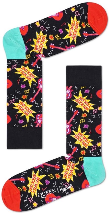 Happy Socks QUE01-9302 Queen We Will Rock You Sock 36-40