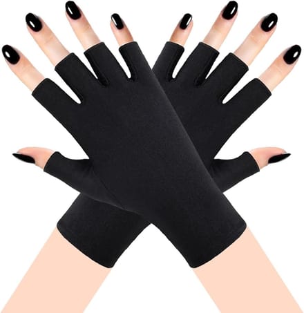 Dailygoods - Professionele Vingerloze UV-Handschoenen voor Manicure