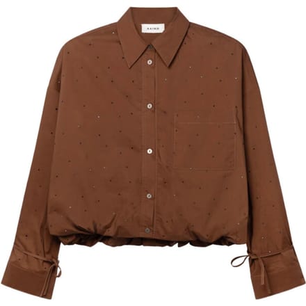 AAIKO Mikkie Strass Co 518 Dames - Jurken - Bruin - Maat M