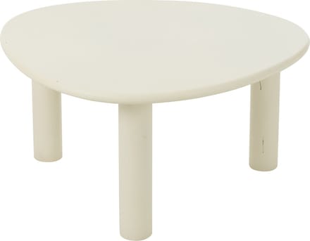 J-Line bijzettafel Bali - hout - wit - medium