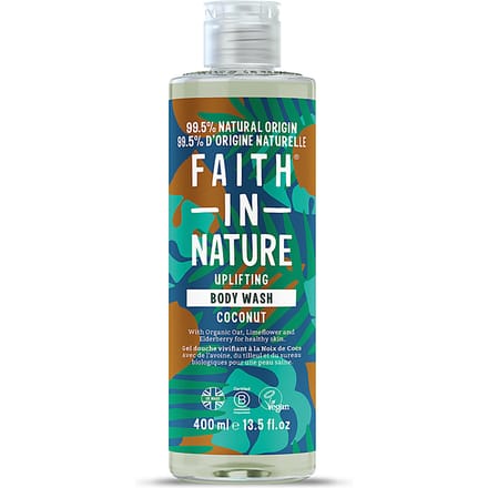 FAITH IN NATURE Kokosnoot douchegel 400 Douchegel