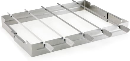 Barbecook - Brochettehouder - Geschikt voor 5 brochettes - RVS - 35.5x26.5x4.5cm