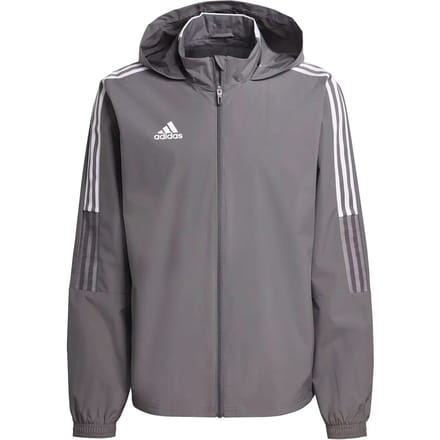 Adidas Tiro 21 Allweather Jack Heren - Grijs | Maat: S