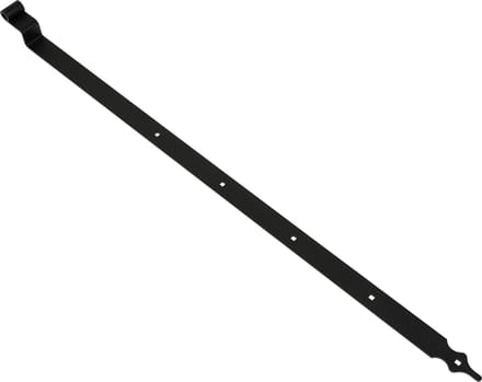 Wovar Duimheng Zwart 120 cm Bocht Rustieke Punt | Per stuk