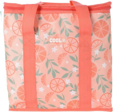 Excellent Houseware Koeltas Hawaii fruit thema - 16 liter - 34x16x36 cm - lunch - wijn - bier