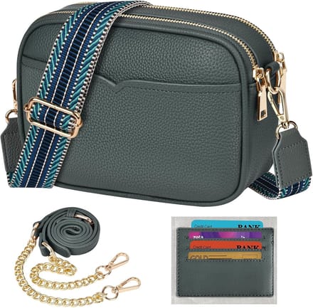 Crossbody Tas Dames Leer - Kleine Schoudertas voor Dames