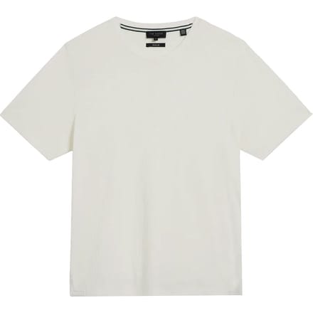 Ted Baker Rakes Textuur Heren Wit T-Shirt