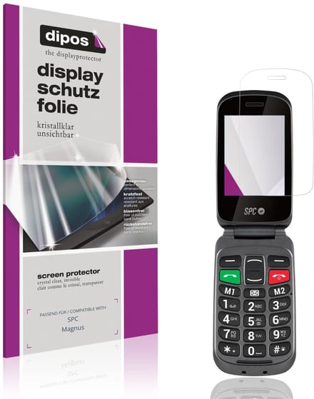 dipos – 4x Beschermfolie geschikt voor SPC Magnus | Krasbestendige & heldere Screenprotector Ultra-Thin
