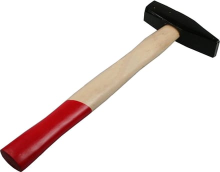 Benson Bankhamer - 800 gram - Houten steel - Onbreekbare handgreep - 37 cm
