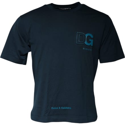 Dg Logo Geborduurde T-shirt