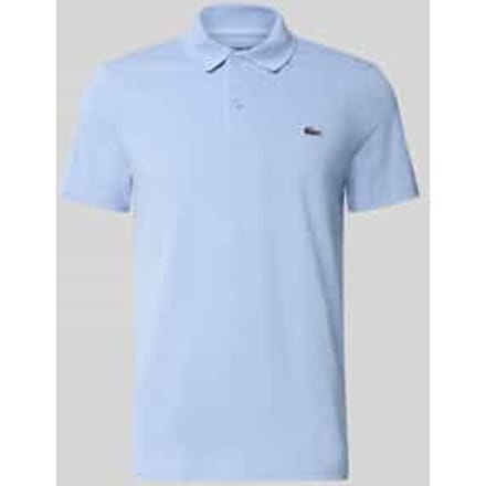 Lacoste Poloshirt Breathable Lichtblauw - Maat M - Heren
