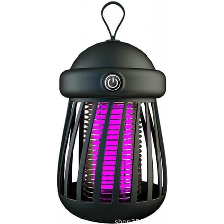 Lámpara antimosquitos eléctrica para interiores, dispositivo atrapamosquitos eficiente para el hogar black