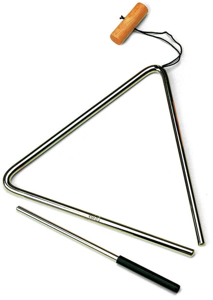 Meinl Triangel NINO552, 8" - Hand percussie voor kinderen