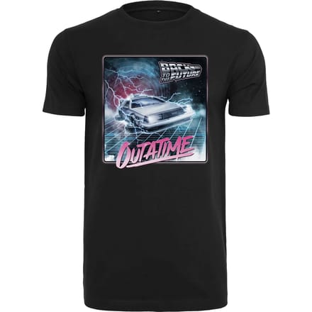 Merchcode Back To The Future - Back To The Future Outatime Heren Tshirt - 2XL - Zwart