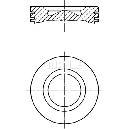 Zuiger MAHLE 007 PI 00106 002