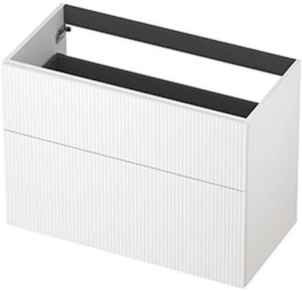 INK - Onderkast 2L A-sym Gelakt Gefr. Front - 900x450x650 Mm - Mat Wit