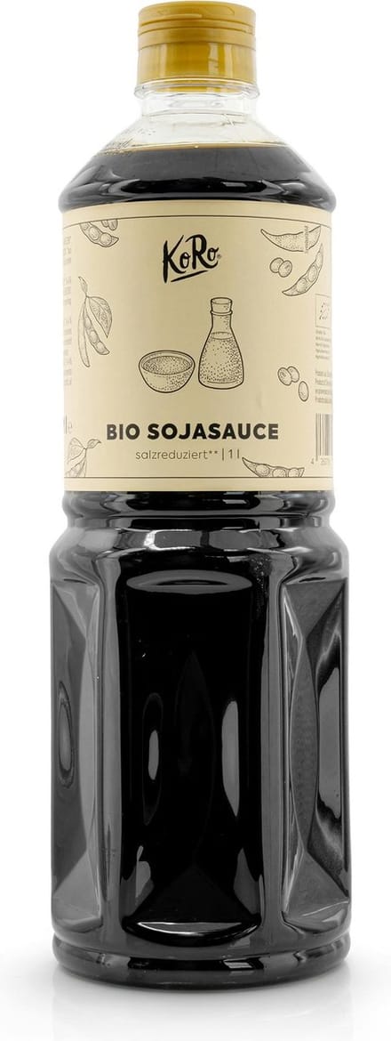 KoRo | Bio vegan sojasaus met minder zout 1 L