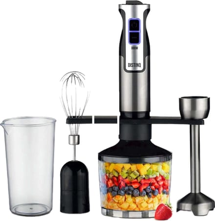 DistinQ Staafmixer Set - 4-delig - 800 Watt - Hakmolen - Staafmixer - Garde & Maatbeker