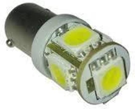T11 BA9S Witte Auto Lamp 5050 SMD 5 LED 12V