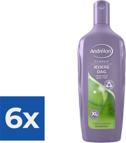 Andrélon Iedere Dag - 450 ml - Shampoo - Voordeelverpakking 6 stuks