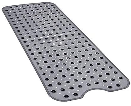 YINENN Antislip en extra grote baddouchemat -101,6 x 40,6 cm, lichtzwart