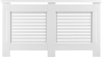 Radiatoromkasting radiatorombouw MDF wit 172x19x82 cm