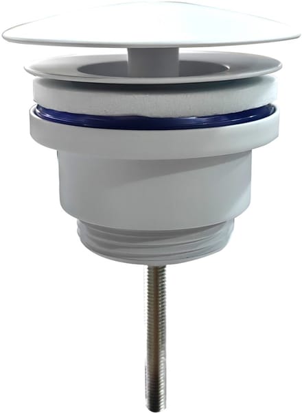 Wiesbaden UniMatch Open Afvoerplug 5/4 Inch - Glans Wit