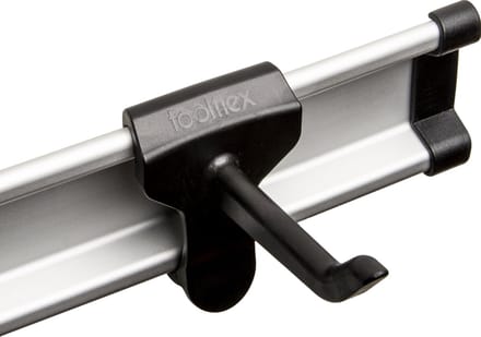 Toolflex One 3-Pack Gereedschapshaken voor Railmontage Zwart