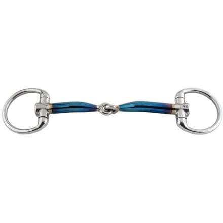 Olijfbit voor paarden Trust Sweet Iron Eggbutt Bradoon Jointed 12