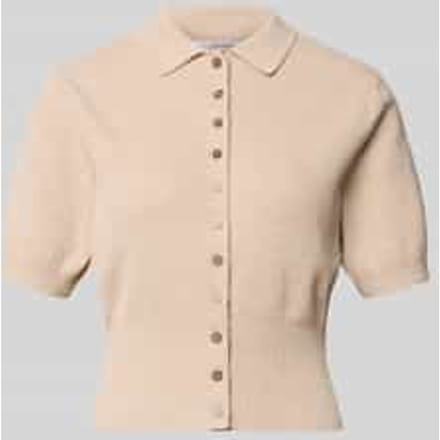 Cardigan met 1/2-mouwen en polokraag model 'KYLIE'
