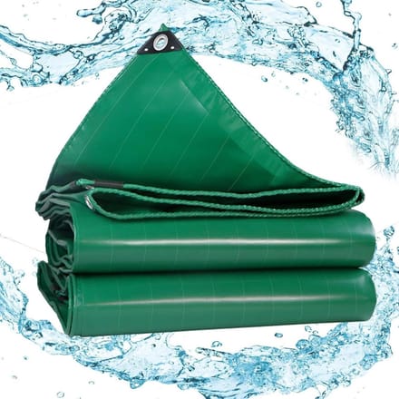 Waterdichte Tarp - Dekzeil - Bescherming Buiten - Scheurvast PVC - 1x27 meter - Groen