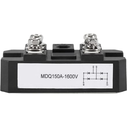 1pc Black Single phase Diode Bridge Rectifier 150A Amp High Power 1600V wit