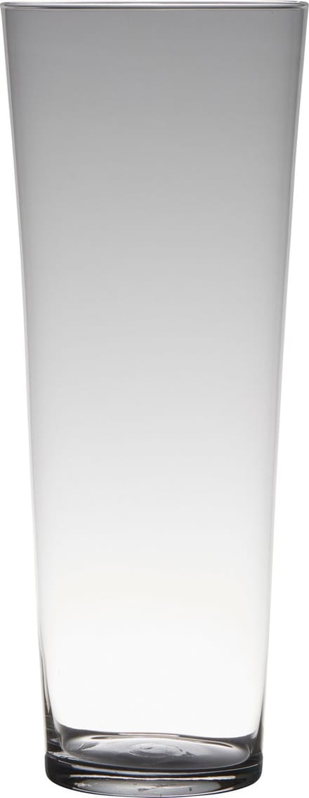 Bloemenvaas - Transparant - home-basics - conische vaas - glas - 40 x 17 cm