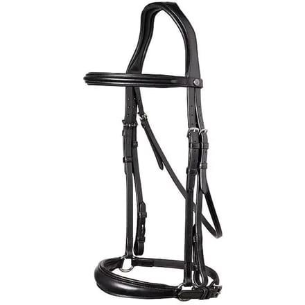 Trust Rome trens hoofdstel lage neusriem Black Cob