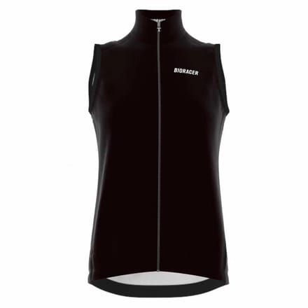 Bioracer Windstopper Dames Zonder Mouw - Model '2025 Icon' - Eclipse Black - Maat XL - Fietskleding Dames