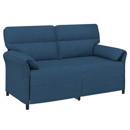 vidaXL - Bank - 100% - polyester - metalen - frame - MDF, - Multiplex