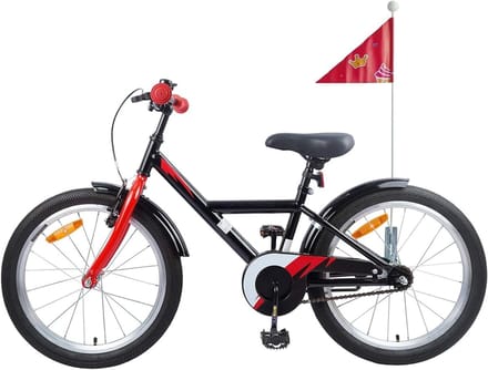 Kinderfiets - Loopfiets Peuter - Buiten Spelen - Verstelbaar Zadel - 18 Inch - Zwart
