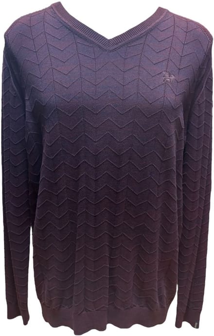 Vanguard Trui - Mannen - Bordeaux - Maat XL
