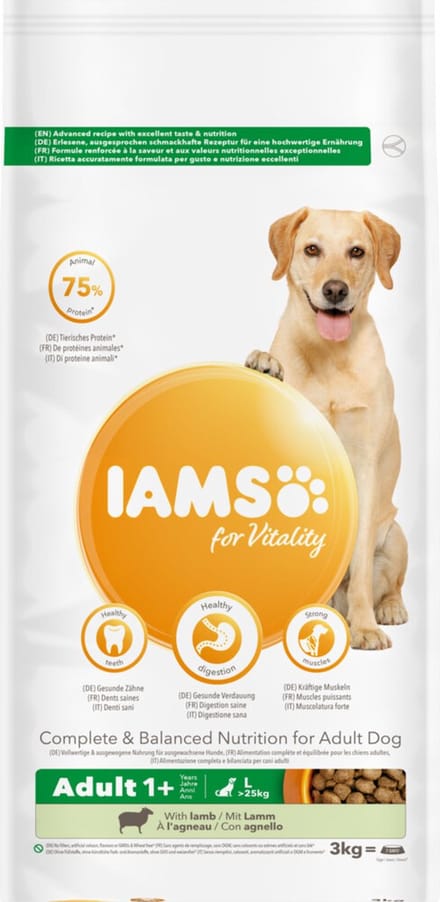 Iams Dog Adult Large Lam 3 kg