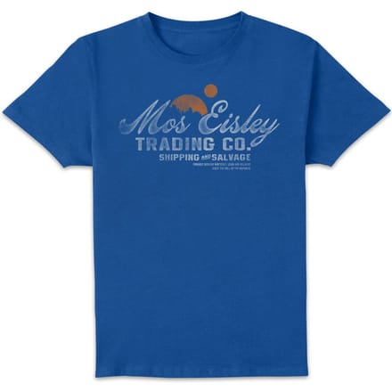 Star Wars Mos Eisley Trading Co Unisex T-Shirt - Blue - M