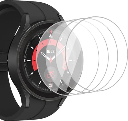 4x Screenprotector geschikt voor Samsung Watch 5 Pro - Folie Screen Protector Geschikt voor Samsung Watch 5 Pro