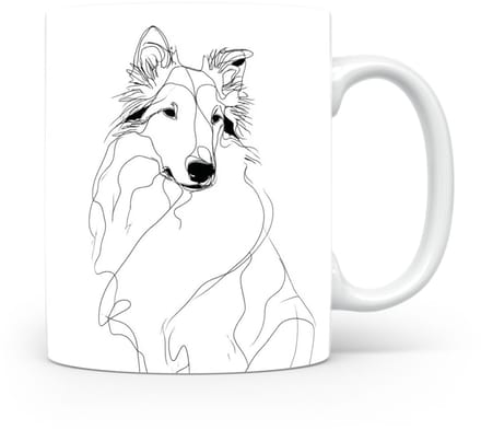 Beker Schotse Collie (Rough Collie)
