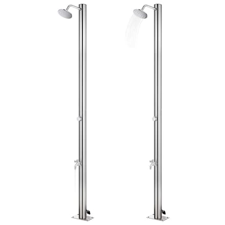 vidaXL - Buitendouche - 215 - cm - roestvrij - staal