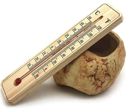 Thermometer geschikt voor Binnen en Buiten - hout - 22 cm x 5 cm